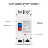 MCCB DC 2P 100A 600V Molded Case Circuit Breaker Panel Surya PLTS